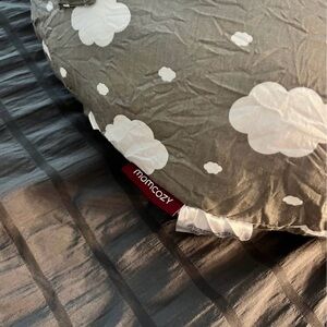Momcozy Gray Cloud Design Nursing Pillow